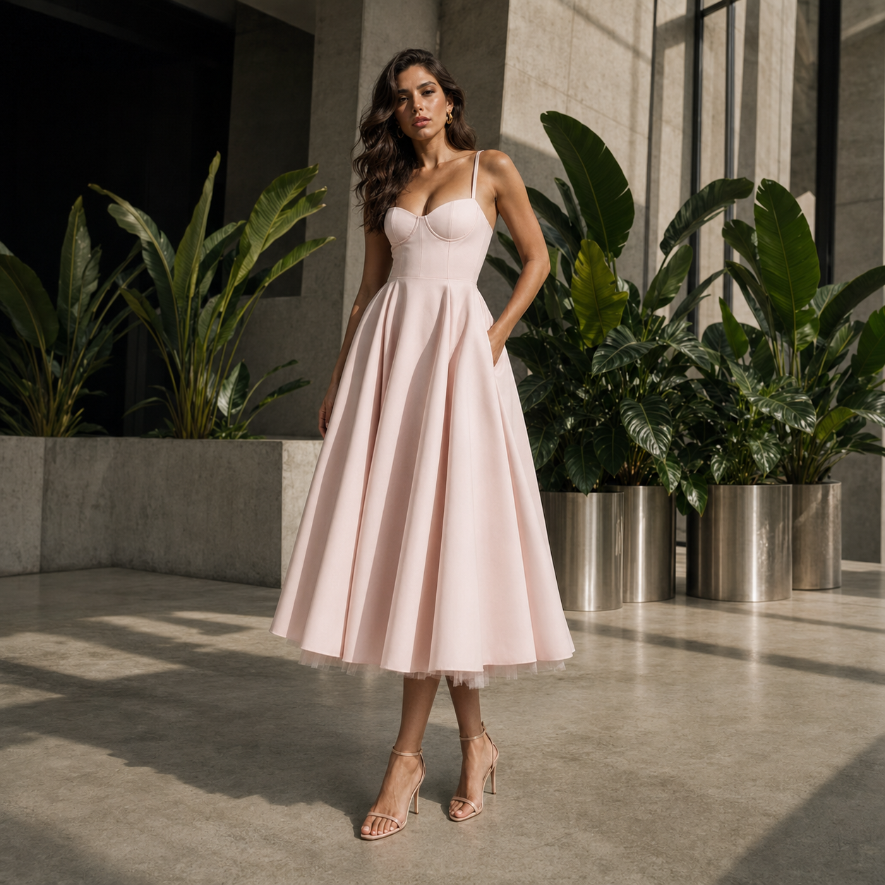 Encarni | Vestido midi romántico de verano